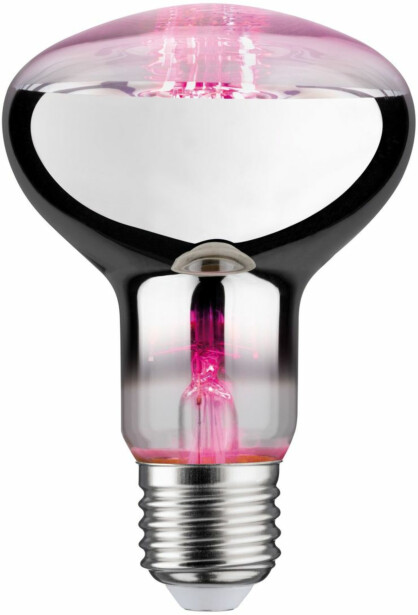 LED-kasvilamppu Paulmann Grow Green Edition Reflector, E27, R80, 200lm, 6.5W, 1300K, hopea