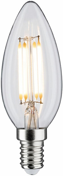 LED-kynttilälamppu Paulmann Candle, E14, 432lm, 5W, 2700K, filamentti, himmennettävä, kirkas