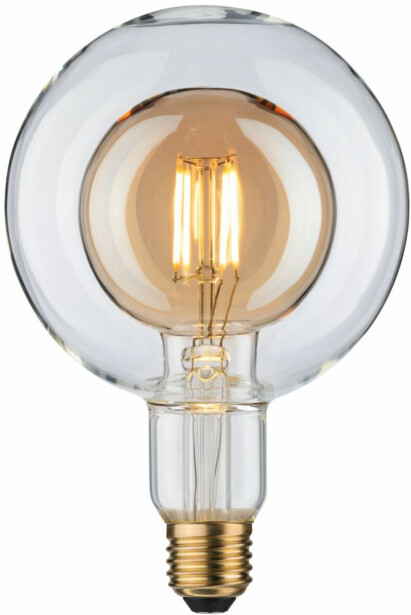 LED-lamppu Paulmann Inner Shape Edition Globe, G125, E27, 400lm, 4W, 2700K, himmennettävä, kulta