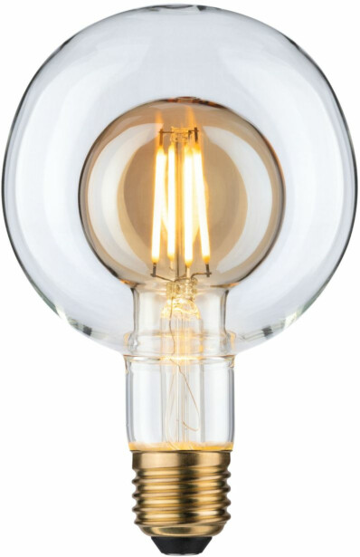 LED-lamppu Paulmann Inner Shape Edition Globe, G95, E27, 400lm, 4W, 2700K, himmennettävä, kulta