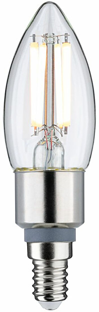 LED-kynttilälamppu Pulmann Candle, E14, 470lm, 5W, filamentti, säädettävä värilämpötila, kirkas