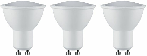 LED-kohdelamppu Paulmann Choose Reflector, GU10, 460lm, 5.5W, 2700K, himmennettävä, valkoinen, 3kpl