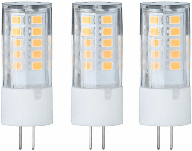 LED-pistokantalamppu Paulmann Pin Base, G4, 300lm, 3W, 2700K, kirkas, 3kpl