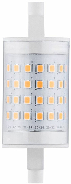 LED-putki Paulmann Tube, R7s, 78mm, 1055lm, 9W, 2700K, himmennettävä, kirkas