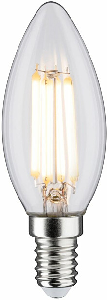 LED-kynttilälamppu Paulmann Candle, E14, 806lm, 5.9W, 2700K, filamentti, himmennettävä, kirkas