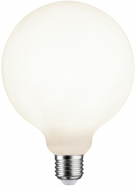 LED-filamenttilamppu Paulmann Lampion Globe, G125, E27, 400lm, 4.3W, 3000K, himmennettävä, valkoinen