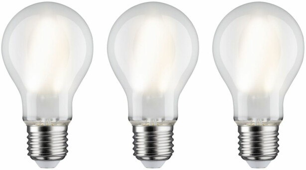 LED-filamenttilamppu Paulmann Pear, E27, 1055lm, 9W, 4000K, matta, 3kpl