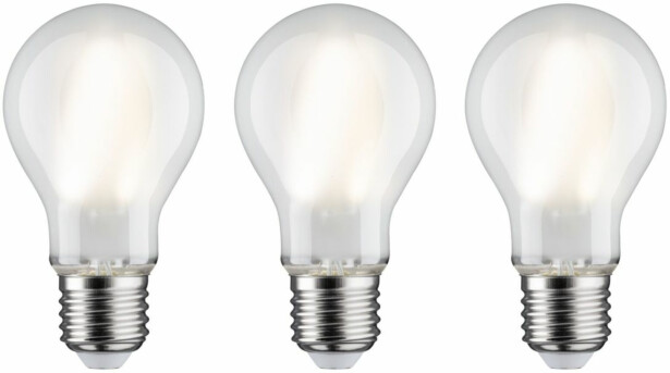 LED-filamenttilamppu Paulmann Pear, E27, 1055lm, 9W, 4000K, matta, 3kpl