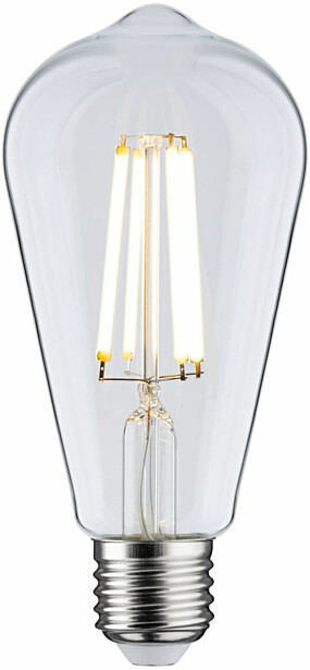 LED-filamenttilamppu Paulmann Eco-Line Corn, ST64, E27, 840lm, 4W, 3000K, kirkas