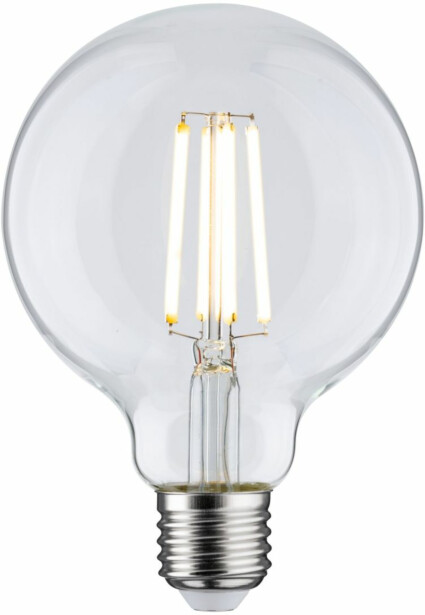 LED-filamenttilamppu Paulmann Eco-Line Globe, G95, E27, 840lm, 4W, 3000K, kirkas