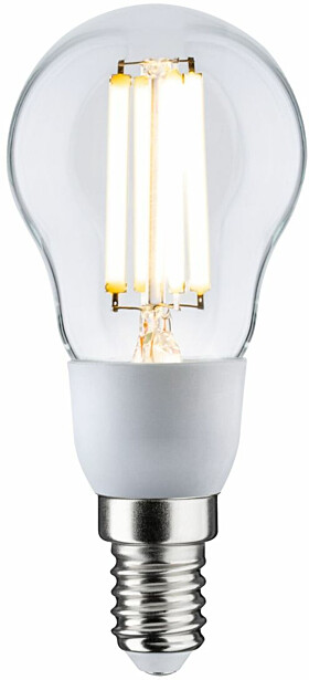 LED-filamenttilamppu Paulmann Eco-Line Drop, E14, 100mm, 525lm, 2.5W, 3000K, kirkas