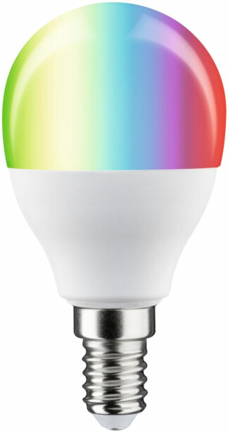 LED-älylamppu Paulmann Smart Home Zigbee 3.0 Drop, E14, 470lm, 5W, RGBW+, himmennettävä, matta