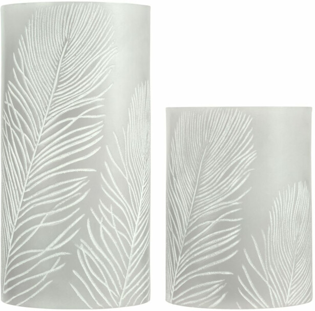 LED-kynttilä Paulmann Pauleen Cosy Feather, 2800K, harmaa