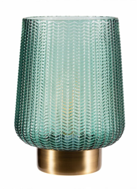 Pöytävalaisin Paulmann Pauleen Pretty Glamour, E27, 2700K, turkoosi/messinki