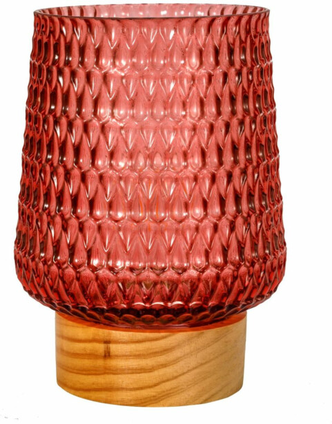 Pöytävalaisin Paulmann Pauleen Boho Shine, paristokäyttöinen, E27, 2700K, pinkki