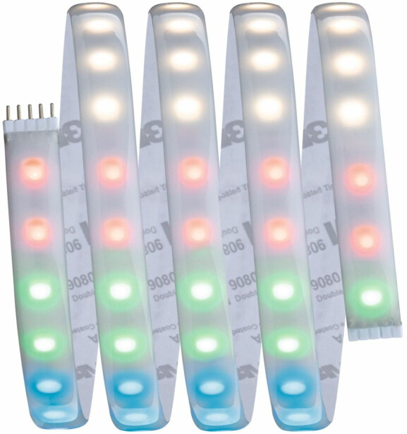 LED-valonauha Paulmann MaxLED 1000, aloituspakkaus, RGBW, 1.5m, IP44, 18W, 1000lm/m, 72LED/m, 25VA