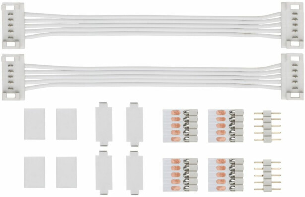 Liitinsetti Paulmann MaxLED Universal, 100x19mm, max.144W, valkoinen