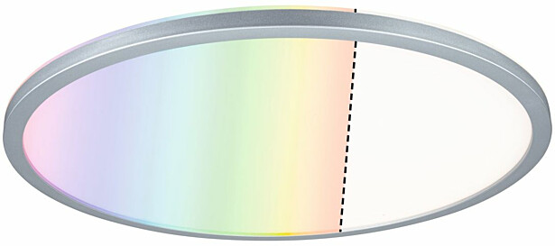 LED-paneeli Paulmann Atria Shine Backlight, Ø42cm, 20W, RGBW, himmennettävä, mattakromi