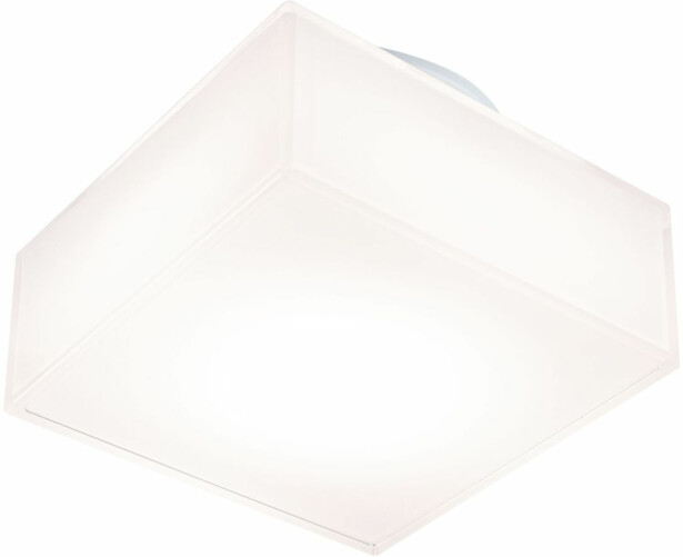 LED-kattovalaisin Paulmann Maro Square, IP44, 3000K, valkoinen