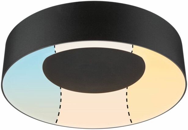 LED-kattovalaisin Paulmann Casca, IP44, 1500lm, 16W, säädettävä värilämpötila, eri värejä