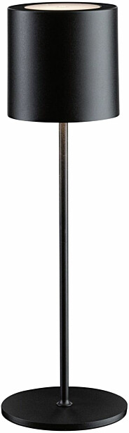 LED-pöytävalaisin Paulmann Tuni USB-ladattava 2700K IP44 himmennettävä mattamusta