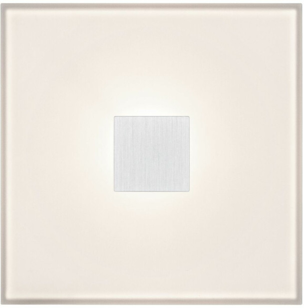 Upotettava LED-seinävalaisin Paulmann LumiTiles, IP44, 10x10cm, 2700K, himmennettävä, valkoinen