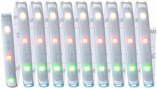 LED-valonauha Paulmann MaxLED 250, Smart Home Zigbee 3.0, aloituspakkaus, 3m, IP44, 15W, 180lm/m, 30LEDs/m, RGBW+, 36VA