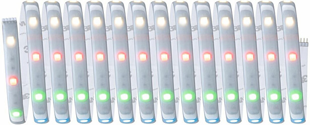 LED-valonauha Paulmann MaxLED 250, Smart Home Zigbee 3.0, aloituspakkaus, 5m, IP44, 22W, 180lm/m, 30LEDs/m, RGBW+, 36VA