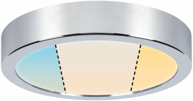 LED-paneeli Paulmann Aviar, IP44, 22cm, 13W, 1050lm, säädettävä värilämpötila, kromi