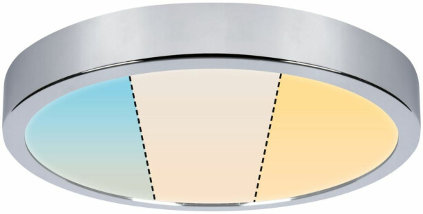 LED-paneeli Paulmann Aviar, IP44, 30cm, 18W, 1800lm, säädettävä värilämopötila, kromi