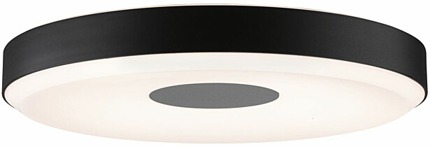 LED-kattovalaisin Paulmann Puric Pane, Smart Home Zigbee 3.0, 2700K, himmennettävä, musta/harmaa