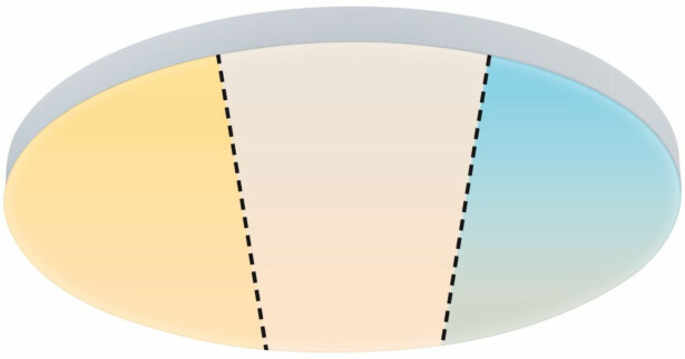 LED-paneeli Paulmann Velora, Ø40cm, 19W, säädettävä värilämpötila, valkoinen