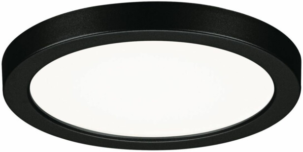 Upotettava LED-paneeli Paulmann VariFit Areo, IP44, Ø118mm, 6.5W, 4000K, musta