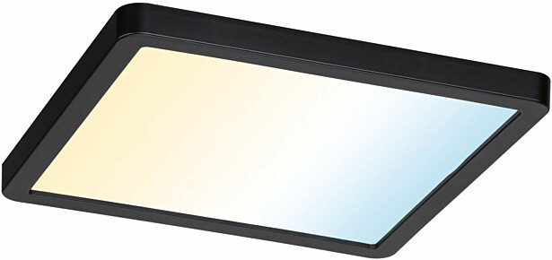 Upotettava LED-paneeli Paulmann VariFit Areo, Smart Home Zigbee 3.0, IP44, 17.5x17.5cm, 13W, säädettävä värilämpötila, musta
