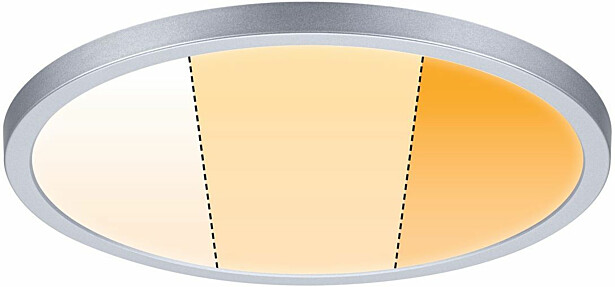 Upotettava LED-paneeli Paulmann VariFit Areo, IP44, Ø23cm, 16W, säädettävä värilämpötila, eri värejä