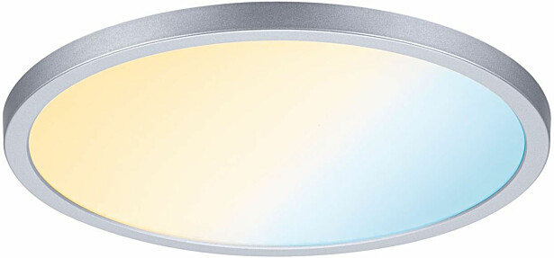 Upotettava LED-paneeli Paulmann VariFit Areo, Smart Home Zigbee 3.0, IP44, Ø23cm, 16W, säädettävä värilämpötila, eri värejä