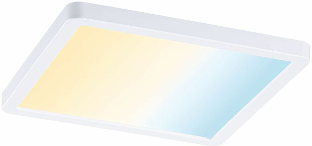 Upotettava LED-paneeli Paulmann VariFit Areo, Smart Home Zigbee 3.0, IP44, 17.5x17.5cm, 13W, säädettävä värilämpötila, valkoinen