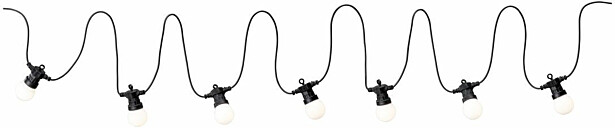 LED-valoketju Paulmann Plug & Shine Fairy lights, IP44, 3000K, valkoinen