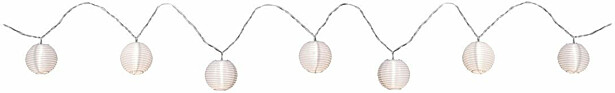 LED-valoketju Paulmann Fairy lights, IP44, 3.6m, 3000K, paristokäyttöinen, valkoinen