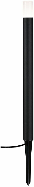 LED-pollarivalaisin Paulmann Flarea, IP65, 60cm, 3000K, musta