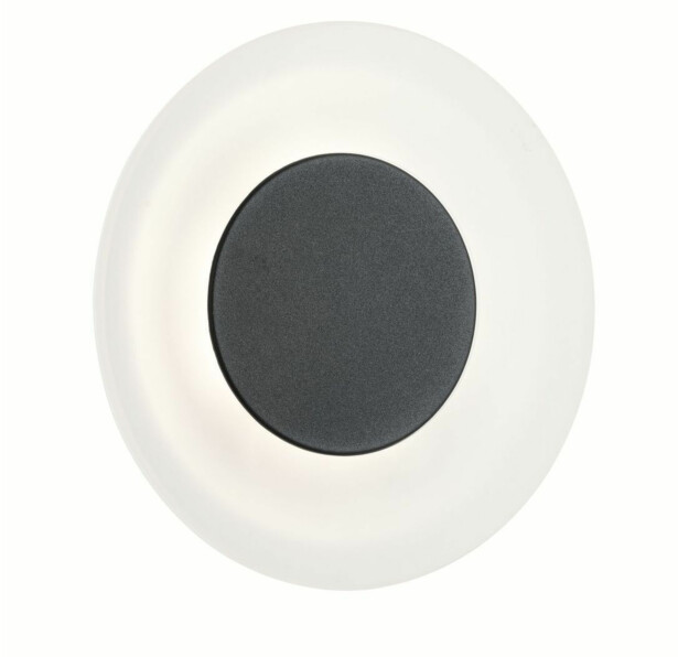 LED-ulkoseinävalaisin Paulmann Circea, IP44, 22cm, 3000K, antrasiitti