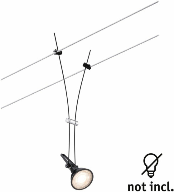 Vaijerivalaisin Paulmann CorDuo Comet, GU5.3, 12V, himmennettävä, eri värejä