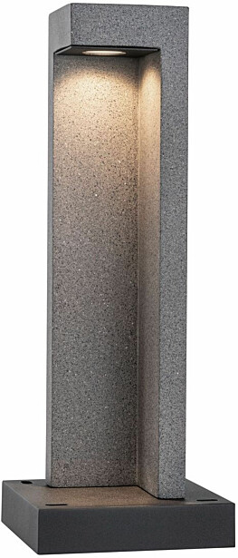 LED-pollarivalaisin Paulmann Concrea, IP65, 45cm, 3000K, betoni