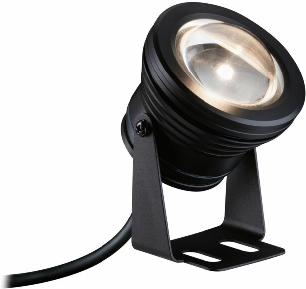 LED-allasvalaisin Paulmann Plug & Shine, IP68, 3000K, 5W, musta