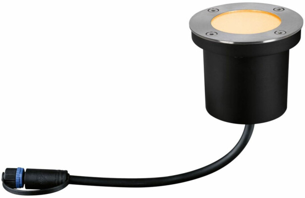 LED-terassivalaisin Paulmann Plug & Shine Floor, IP67, 2200K, 4.5W, antrasiitti