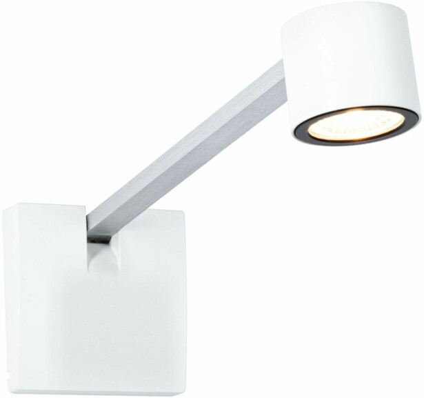 LED-tauluvalaisin Paulmann Adelia, 8.5cm, 2700K, 370lm, 24V, 4.5W, himmennettävä, harjattu alumiini