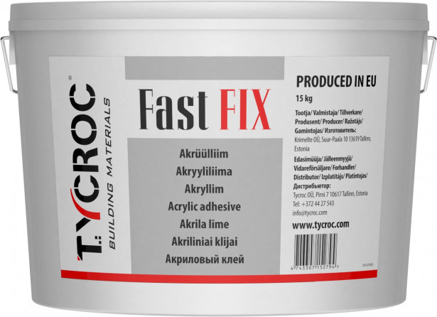 Akryyliliima Tycroc Fast FIX, 15kg