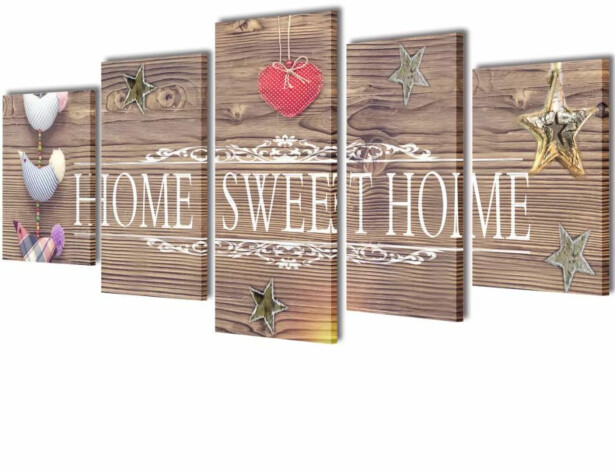 Taulusarja home sweet home 100 x 50 cm_1