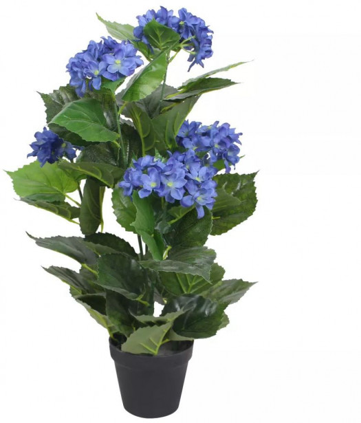 Tekokukka ruukulla hortensia 60 cm sininen_1