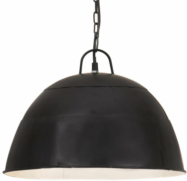 Teollistyylinen riippuvalaisin 25 w syvänmusta 41 cm e27_1